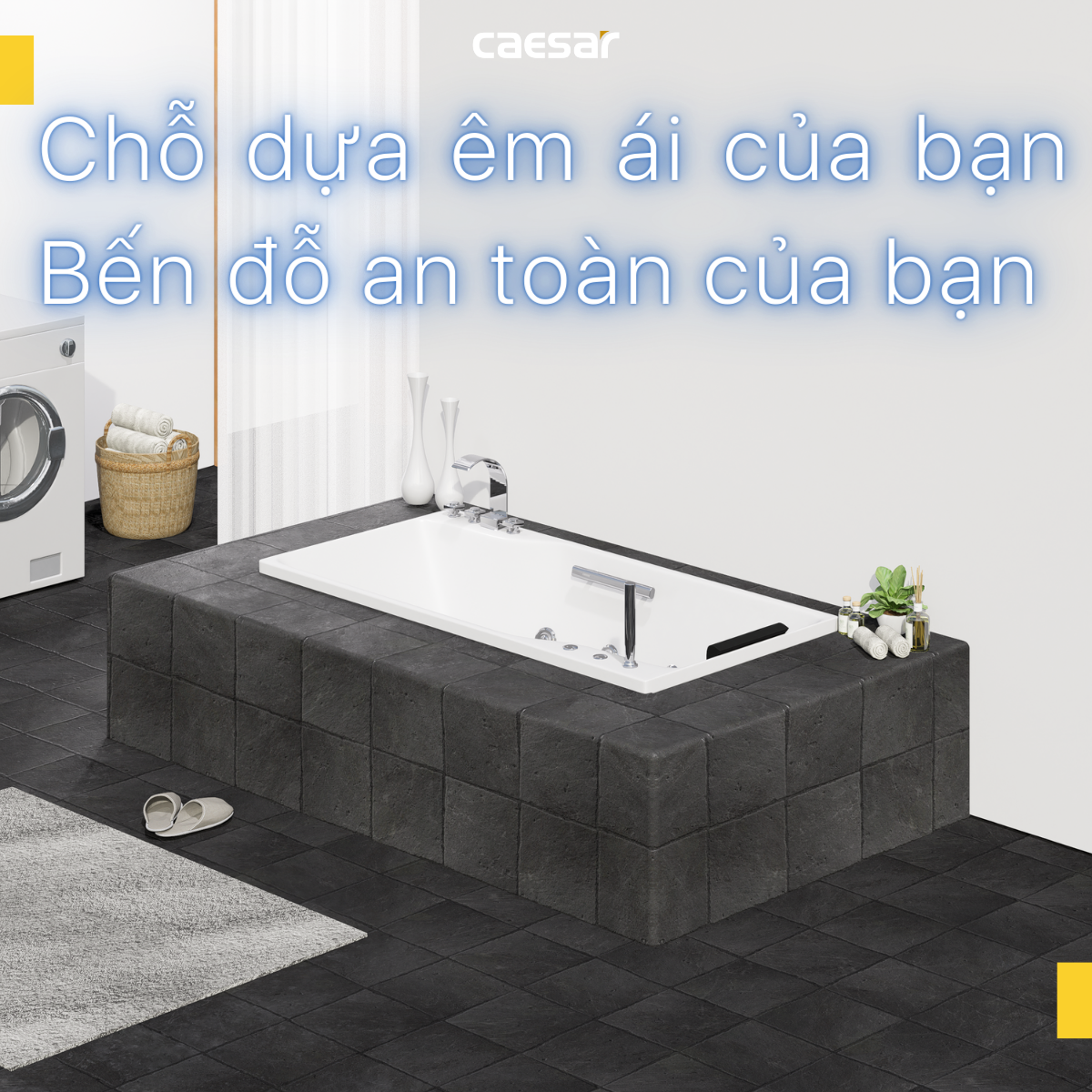 Bồn tắm massage Caesar MT0870 - 8