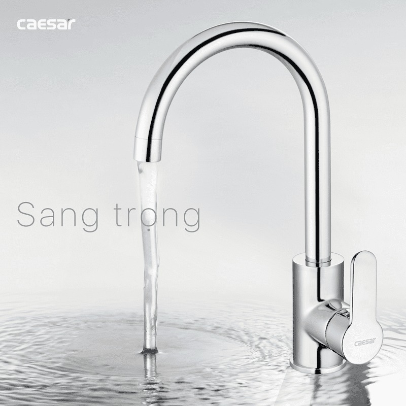 Vòi bếp nóng lạnh Caesar K415C - 18