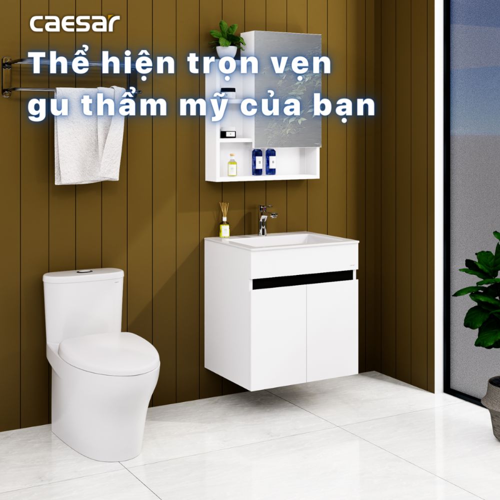 Bộ tủ lavabo Caesar LF5017+EH15017AV - 5
