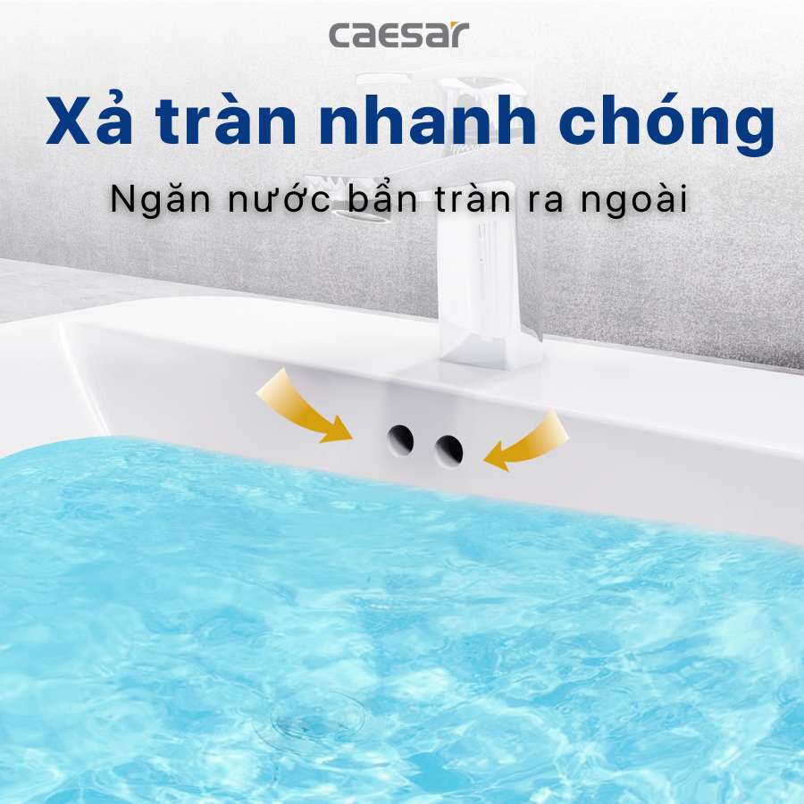 Chậu lavabo dương vành Caesar L5019 - 13