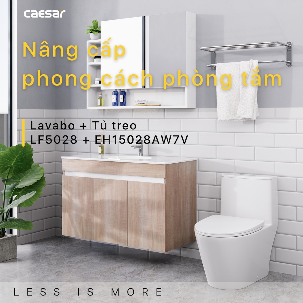 Tủ lavabo Caesar EH15028AW7V - 3