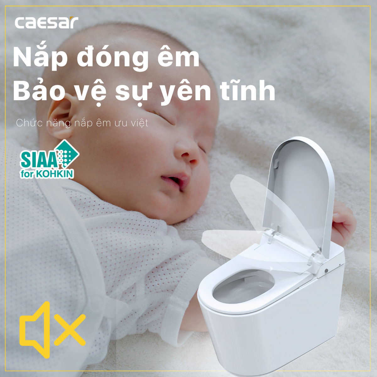 Bồn cầu điện tử thông minh Caesar CA1389H - 21