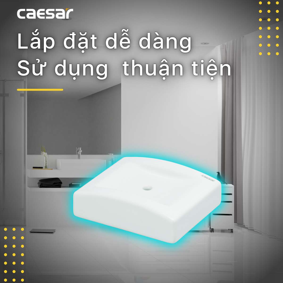 Kệ xà phòng sứ Caesar Q992 - 9