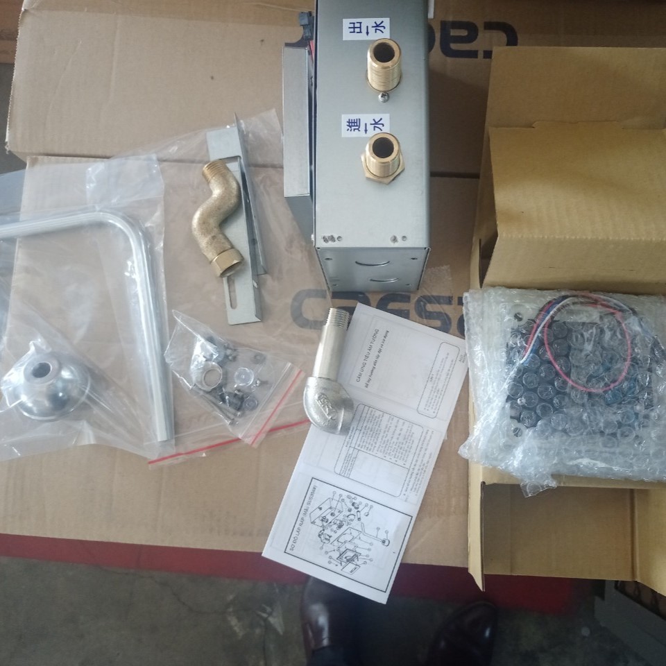 Van xả cảm ứng bồn tiểu nam Caesar A637 - 5