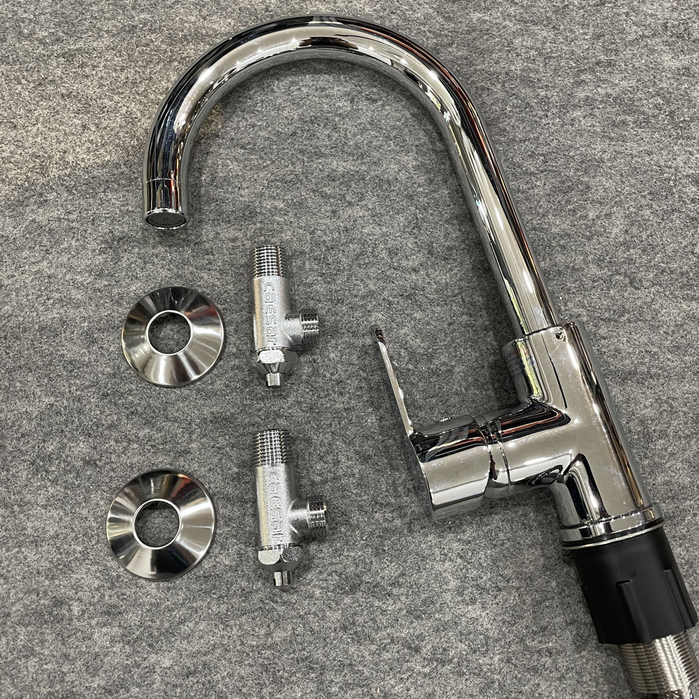 Vòi bếp nóng lạnh Caesar K415C - 3