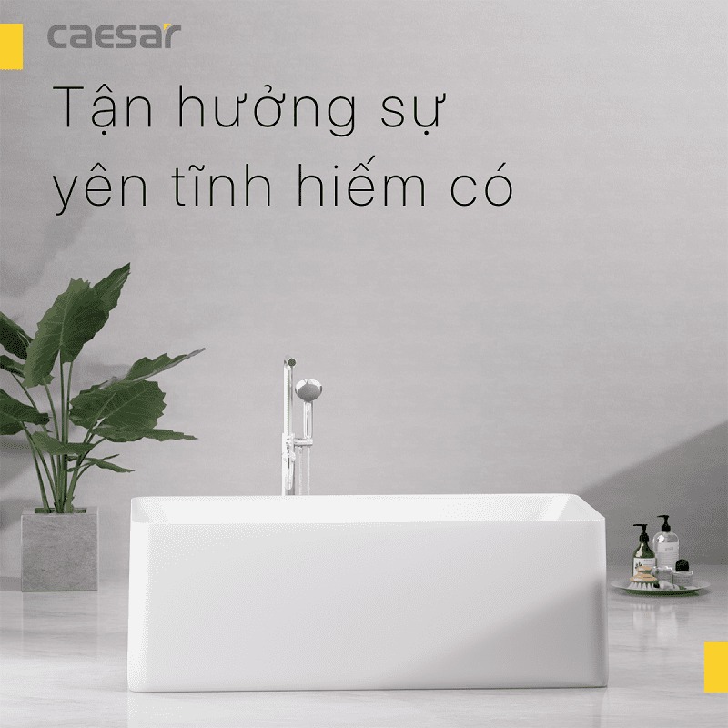 Bồn tắm chân yếm 1m5 Caesar AT6250 - 6