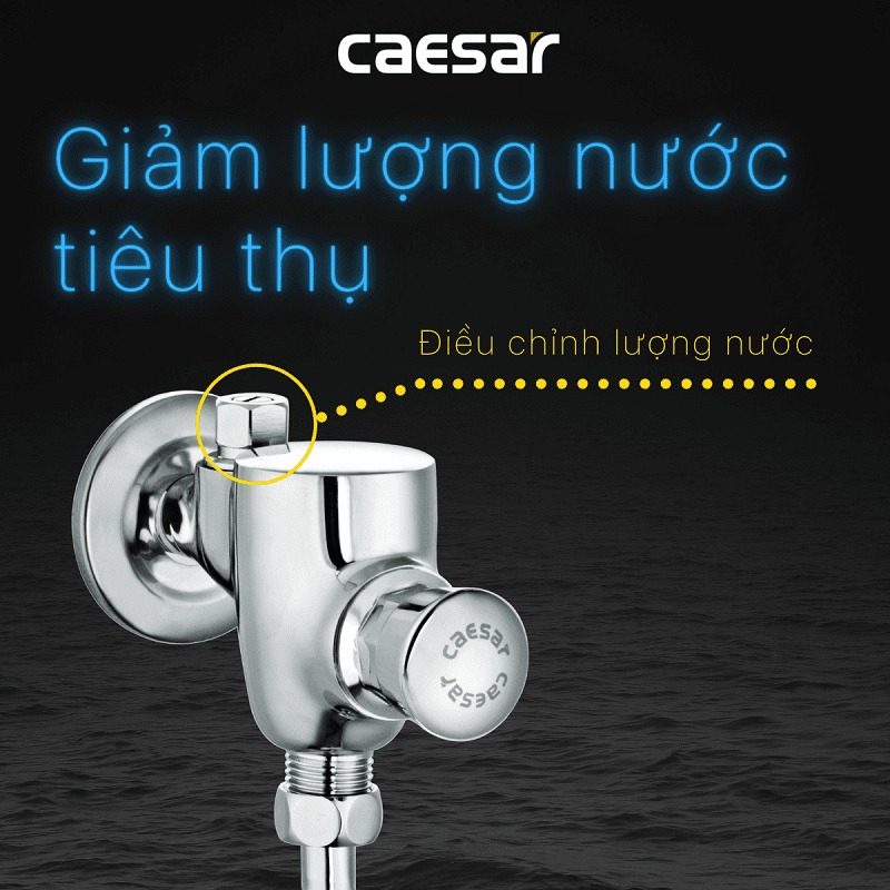 Van xả cơ bồn tiểu nam Caesar BF412G - 12