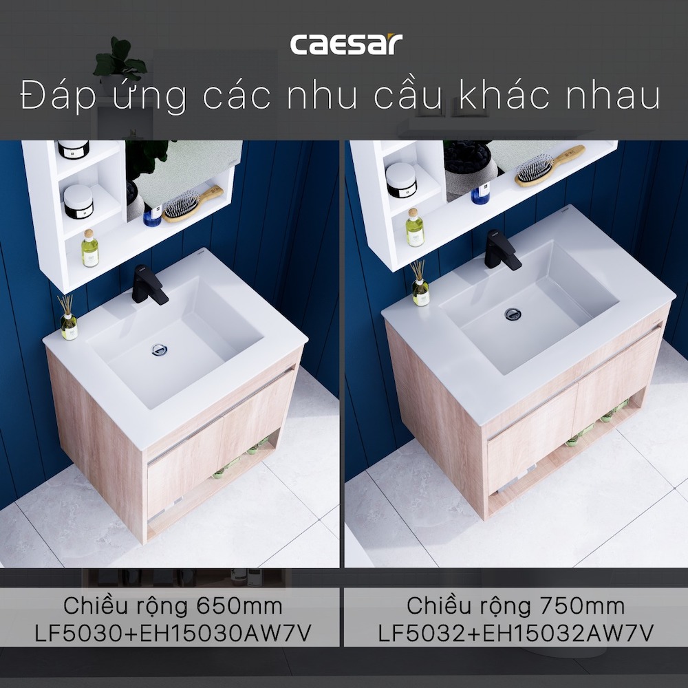 Tủ lavabo Caesar EH15030AW7V - 10