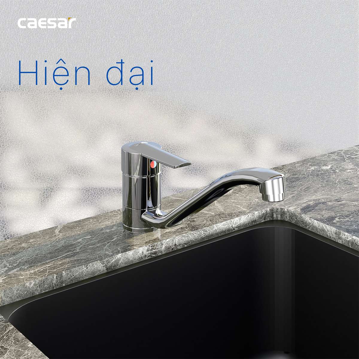 Vòi bếp nóng lạnh Caesar K375C - 22