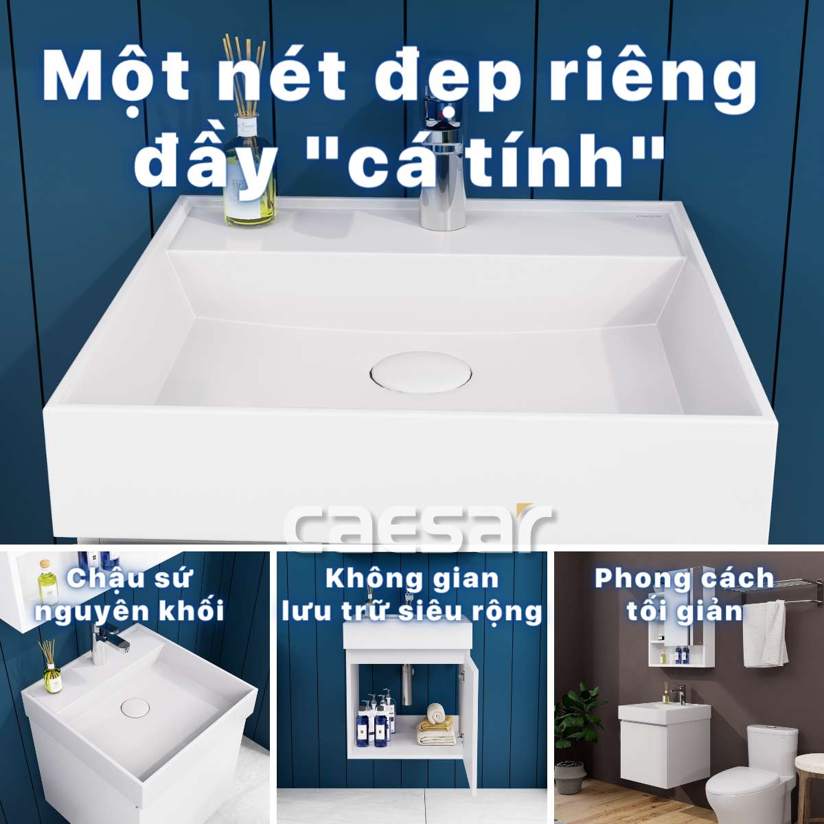 Chậu lavabo đặt bàn Caesar LF5380 - 15