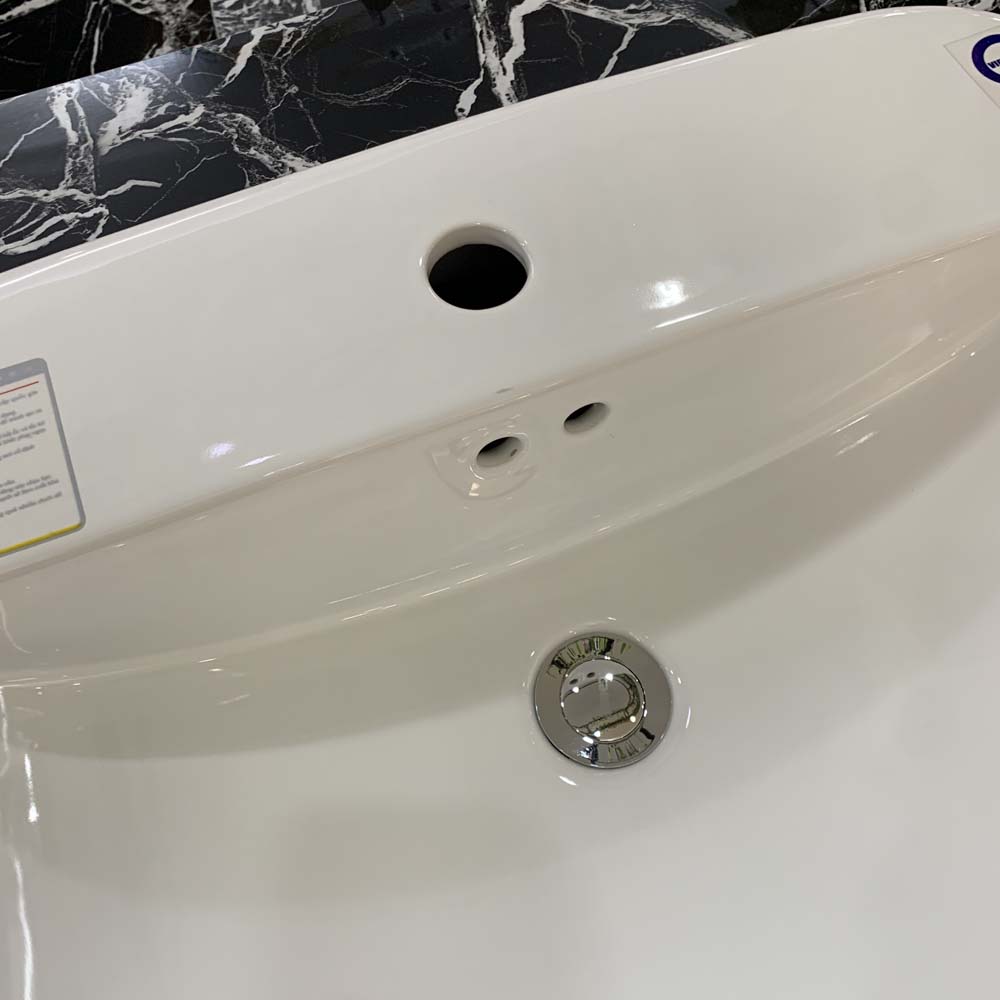 Chậu lavabo dương vành Caesar L5019 - 6