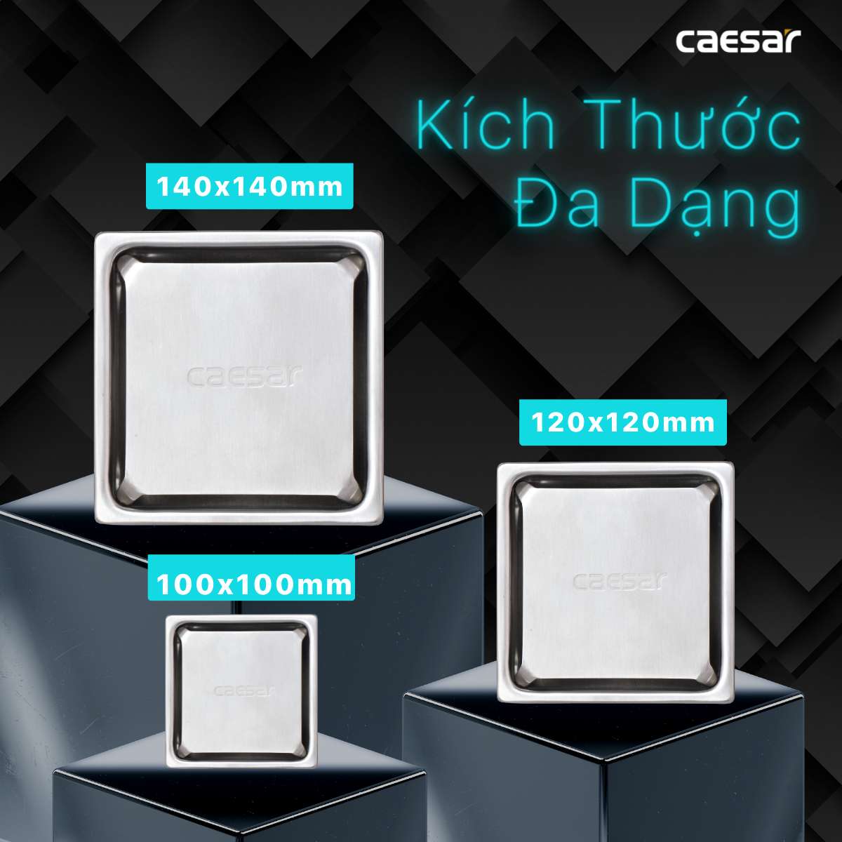 Phễu thoát sàn Caesar ST1010E - 7