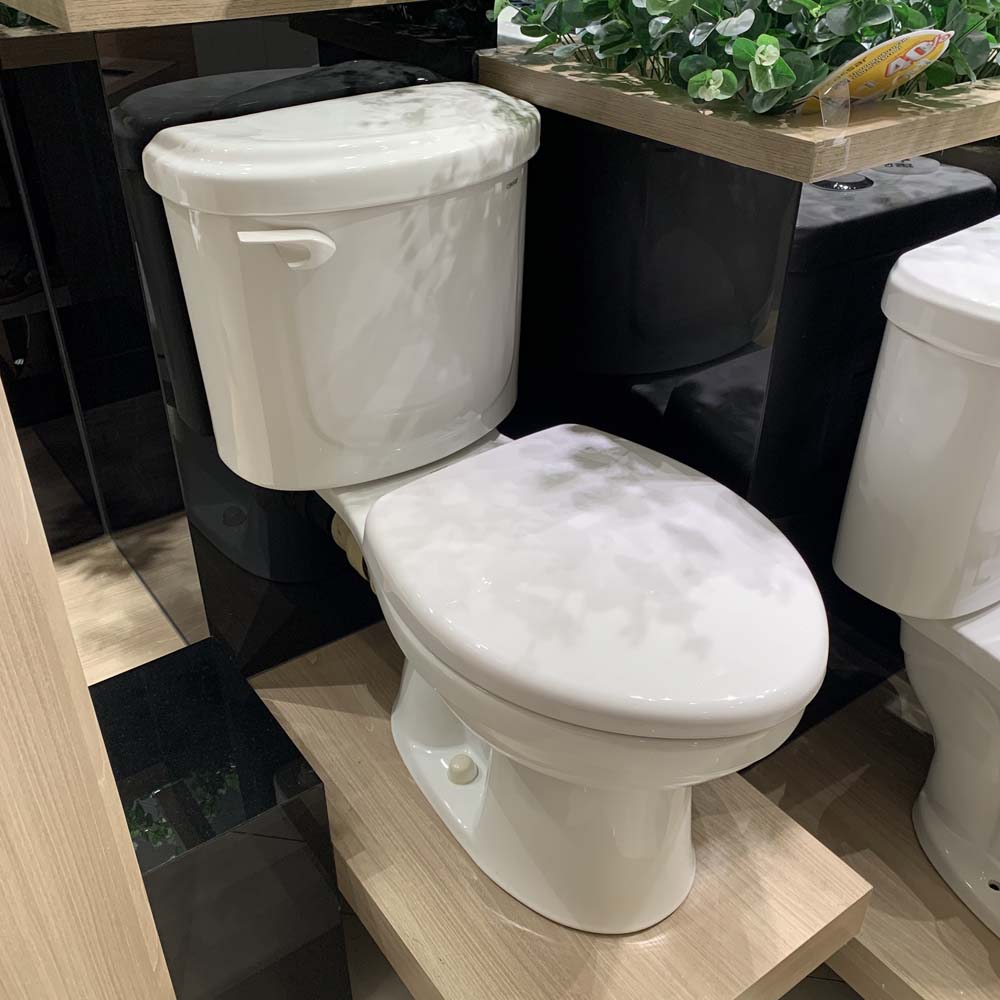 Bồn cầu 2 khối Caesar CPT1332 nắp thường - 2