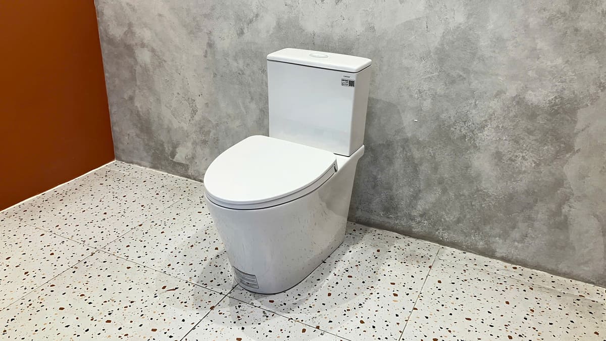 Bồn cầu 2 khối CAESAR CD1342 nắp đóng êm - 10