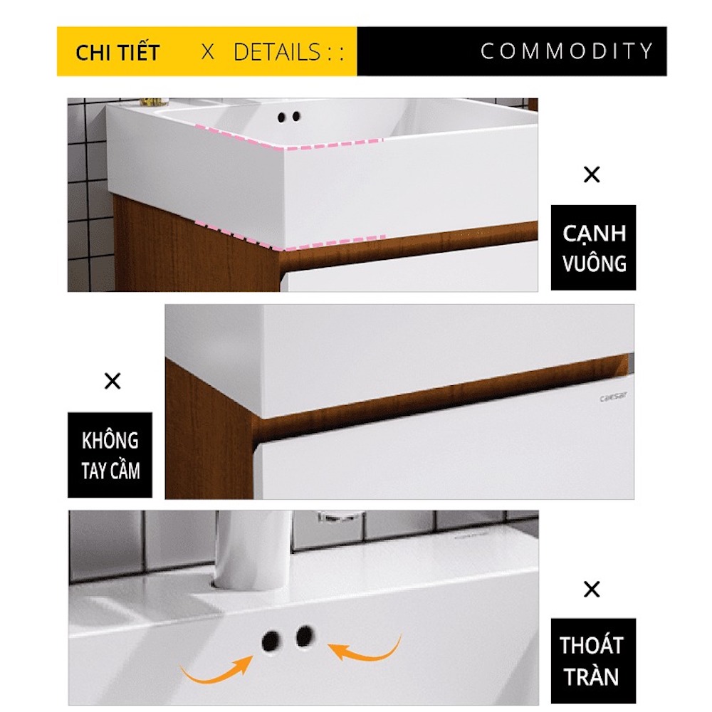 Tủ lavabo Caesar EH05261AWV - 12