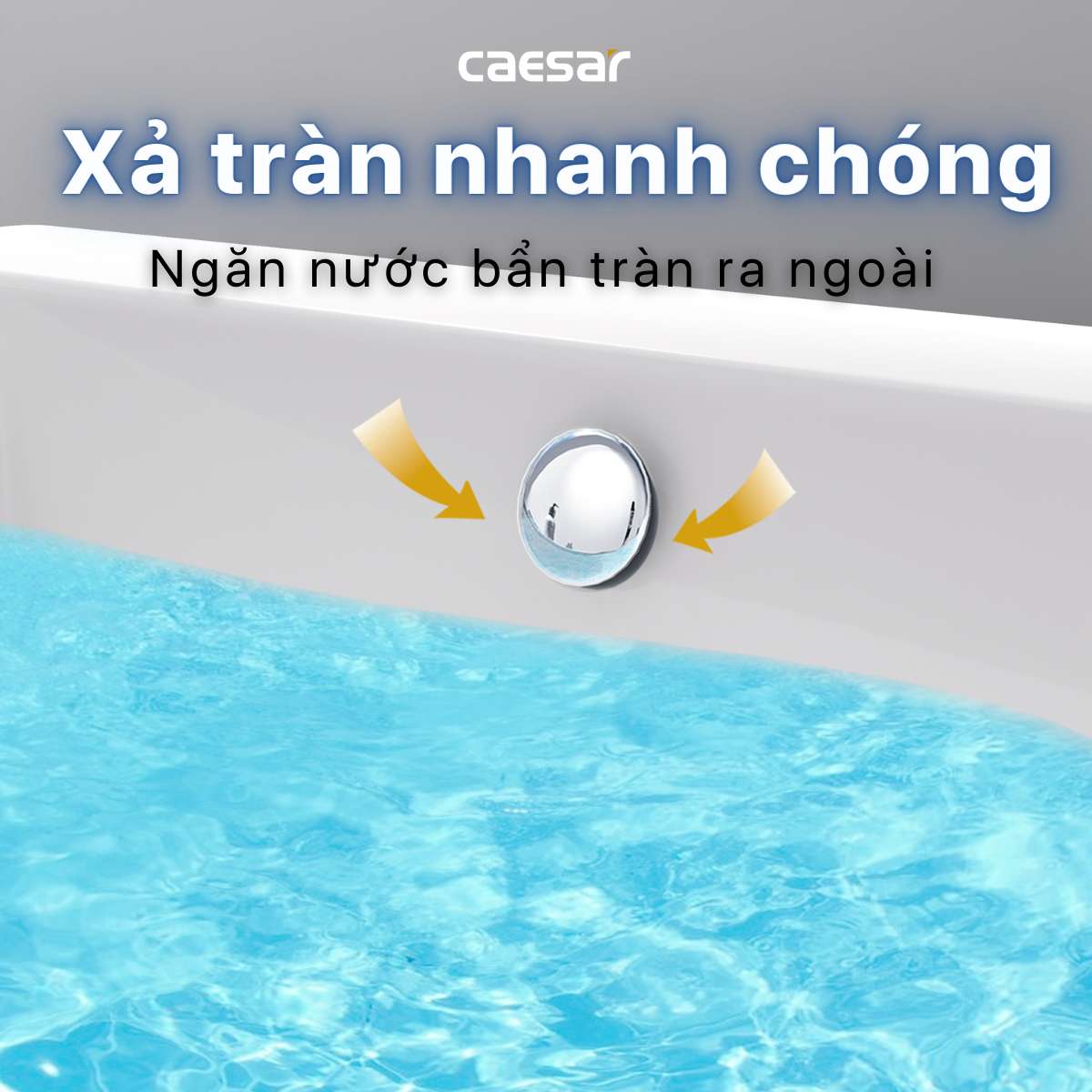 Chậu lavabo dương vành Caesar LF5030 - 10