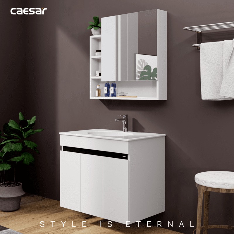 Bộ tủ lavabo Caesar LF5026+EH15026AV - 13