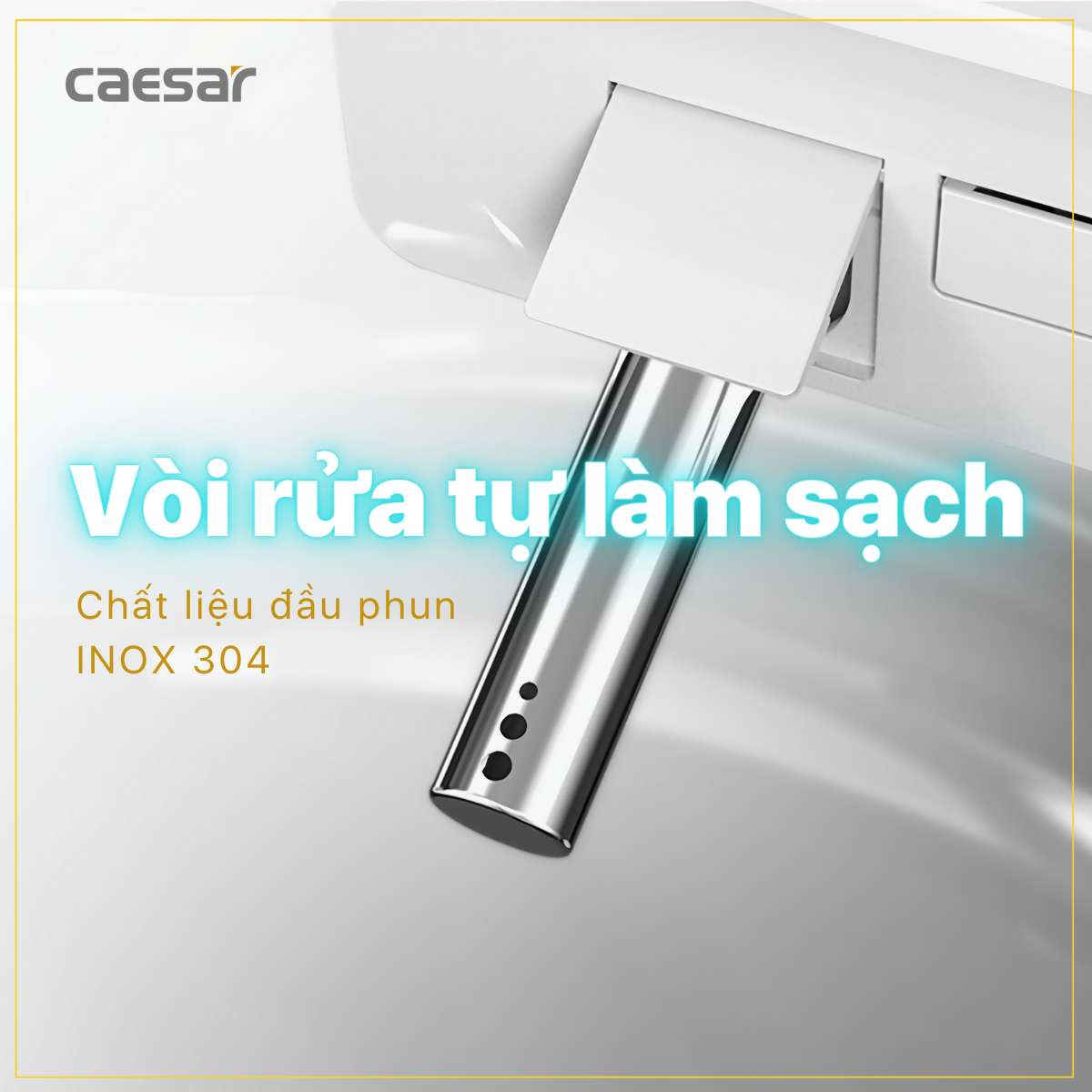 Bồn cầu điện tử thông minh Caesar CA1380H