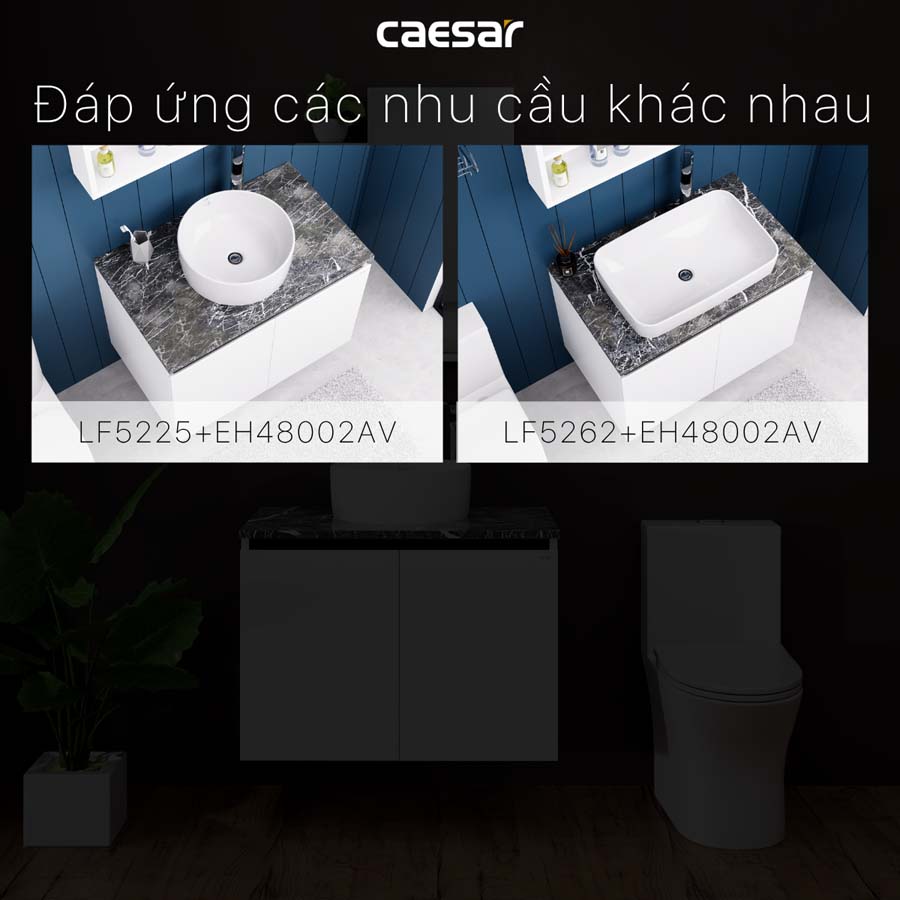 Bộ tủ lavabo Caesar L5262+EH48002AV - 13