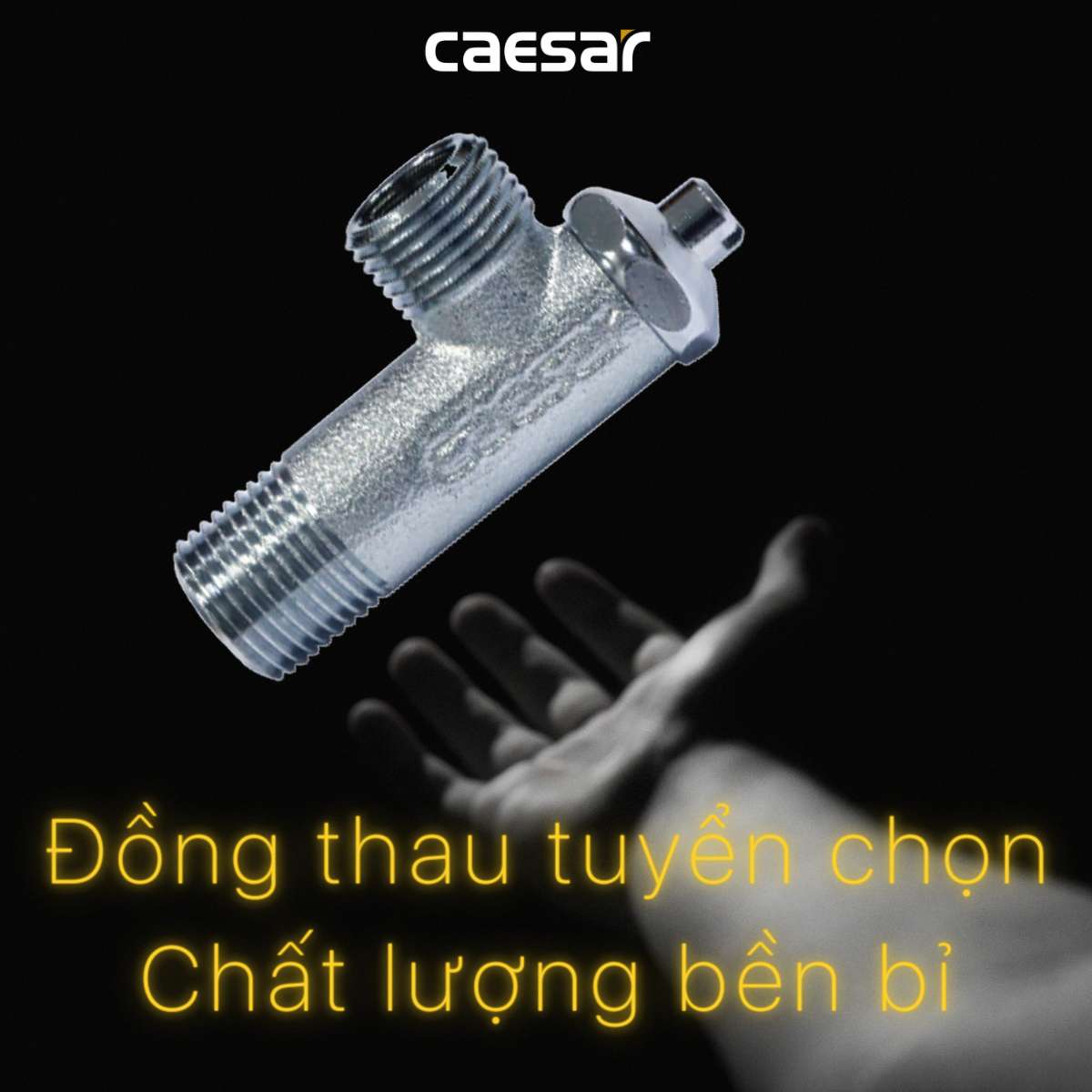 Van vặn khóa chữ F xi - φ21 Caesar BF403 - 6