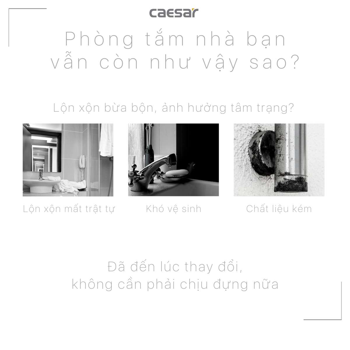 Lô đựng giấy vệ sinh đơn có kệ Caesar Q6334B - 9
