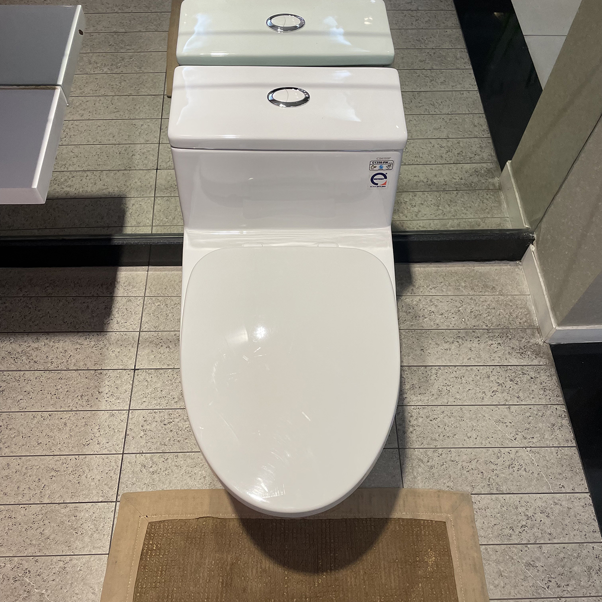 Bồn cầu 1 khối Caesar C1356 (CD1356) nắp đóng êm - 11