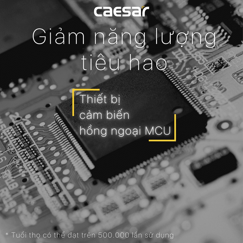 Van xả cảm ứng bồn tiểu nam Caesar A652DC-PW (A652DCPW) - 15