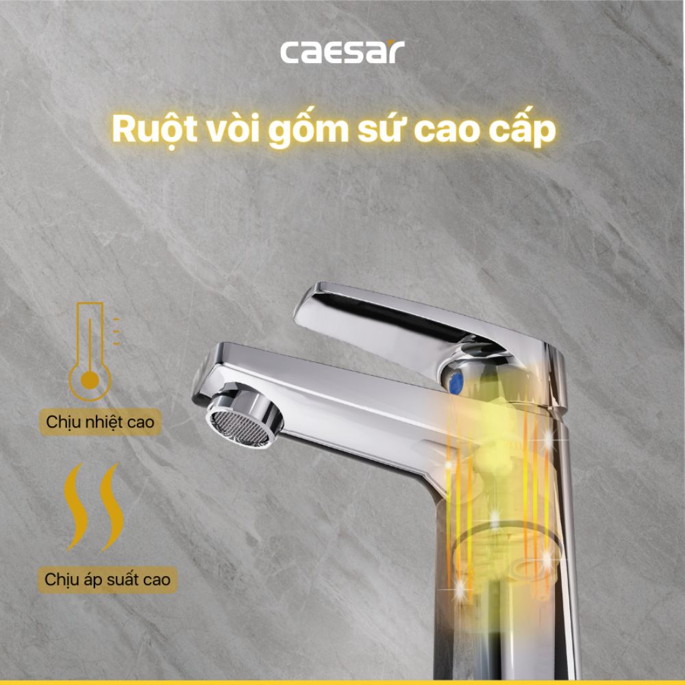 Vòi chậu lavabo lạnh Caesar B119C - 15