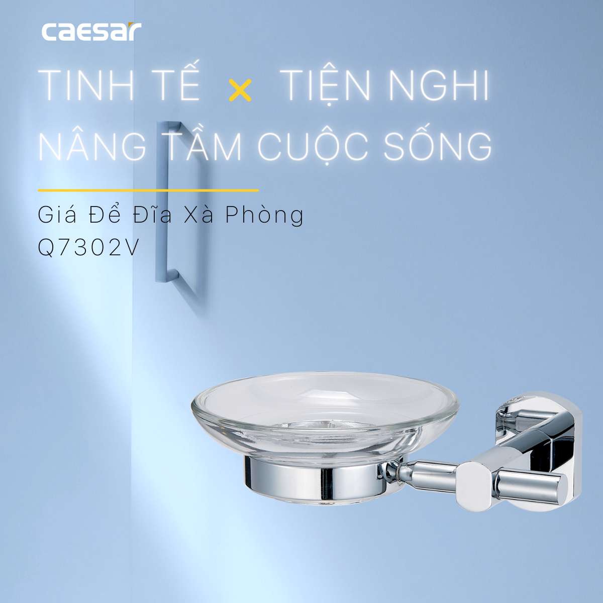 Giá để đĩa xà phòng Caesar Q7302V - 2