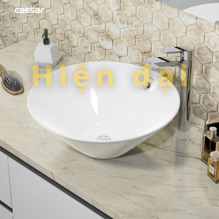 Chậu lavabo đặt bàn Caesar L5222 - 22