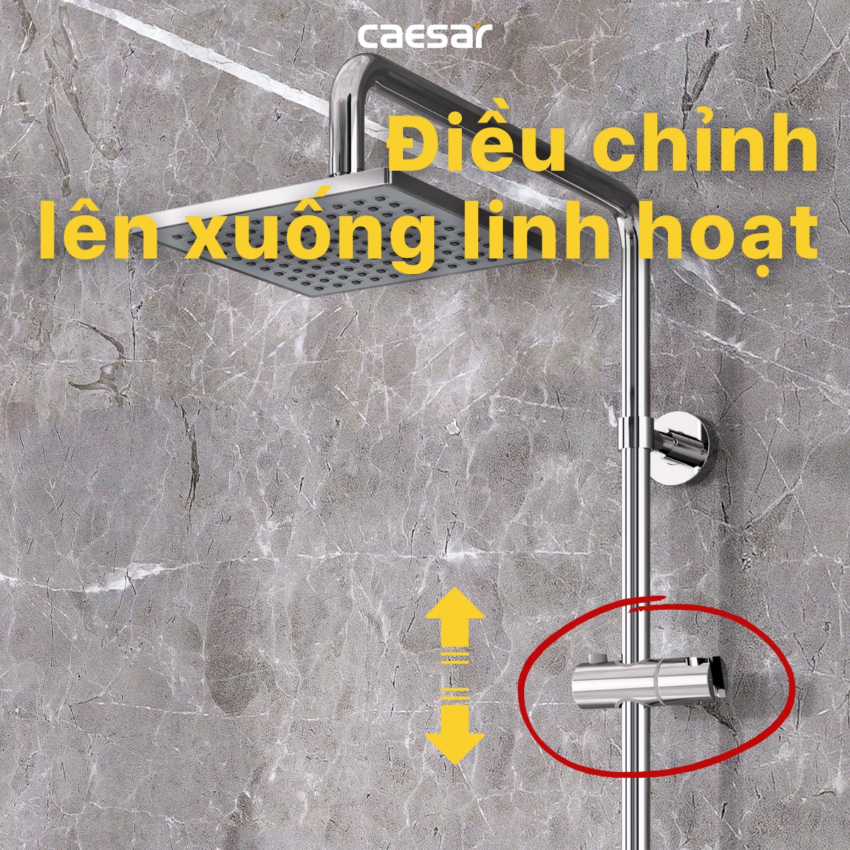 Sen cây tắm đứng Caesar BS124 - 11