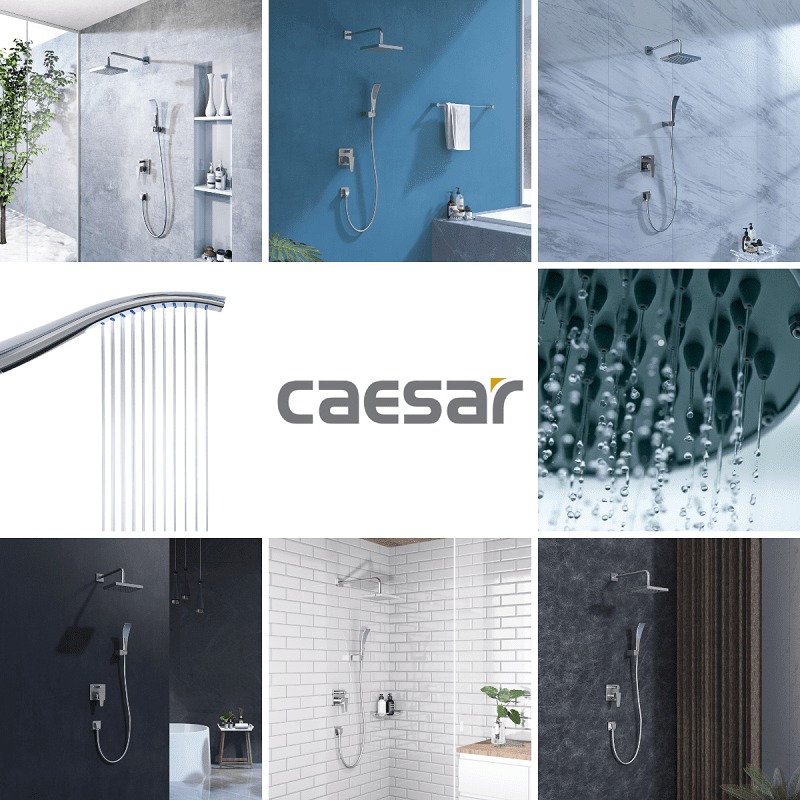 Sen tắm âm tường nóng lạnh Caesar BS641 - 18
