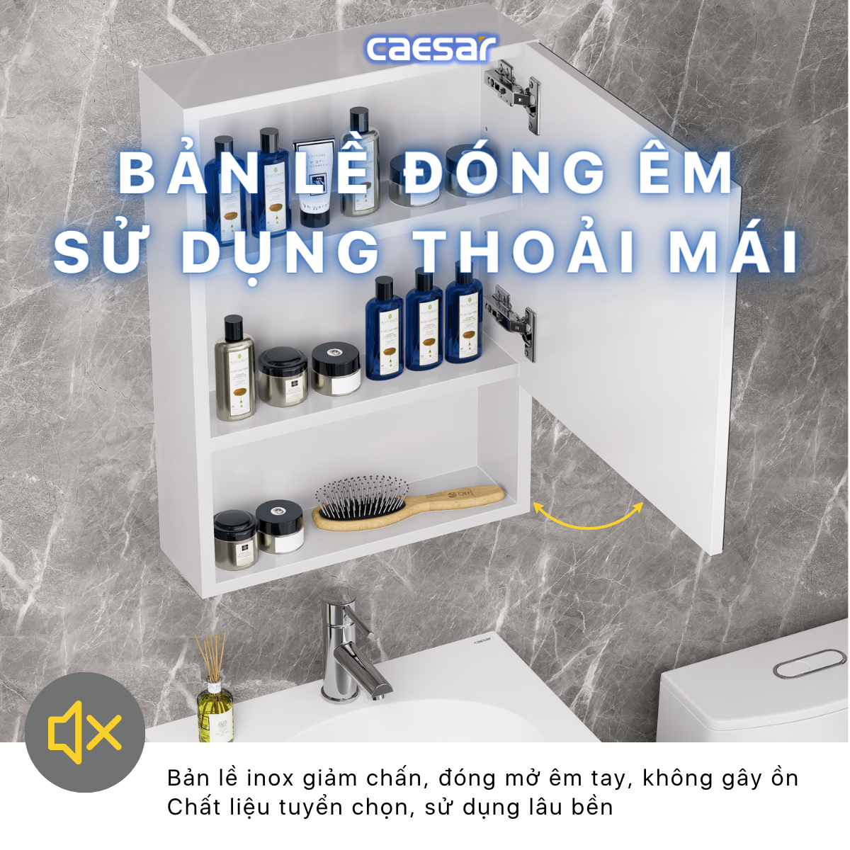 Tủ gương Caesar EM0145V - 12