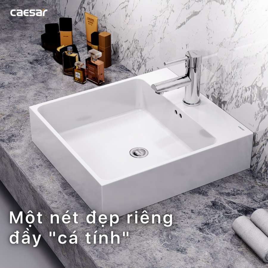 Chậu lavabo đặt bàn Caesar LF5261 - 8