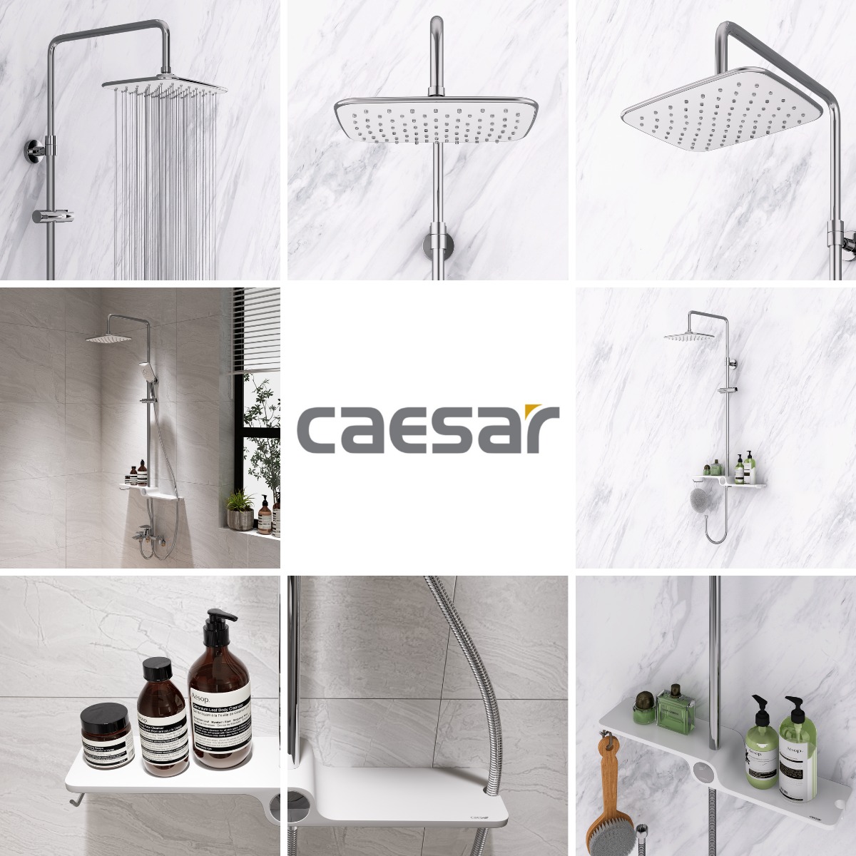 Sen cây tắm đứng Caesar BS127 - 15