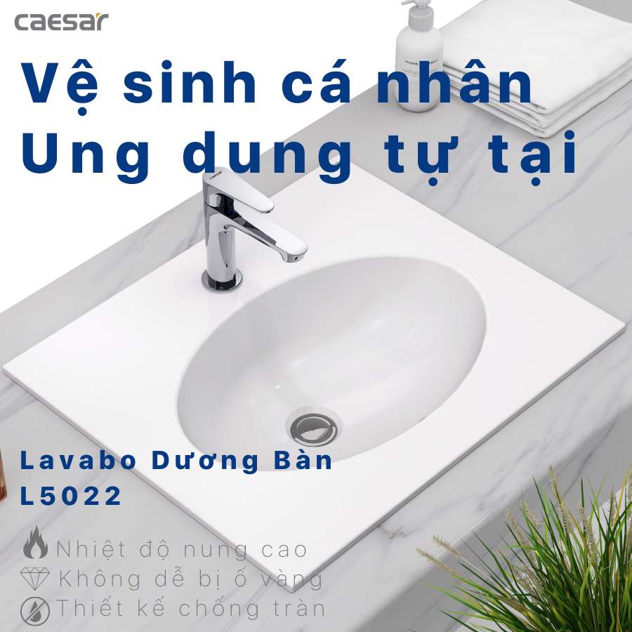 Bộ tủ lavabo Caesar L5022+EH15022AV - 7