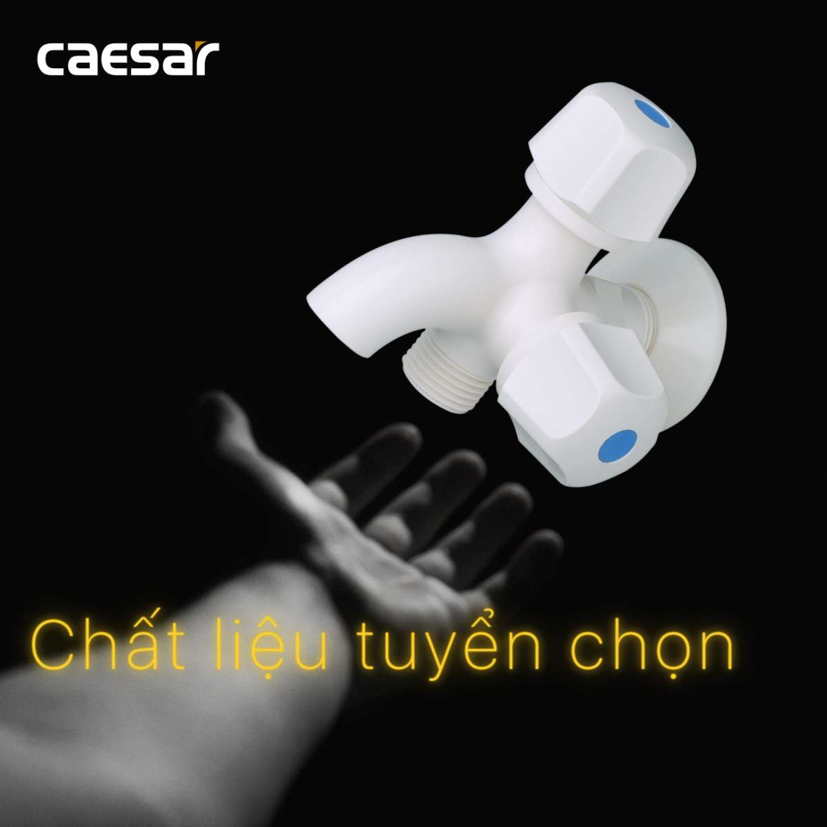Vòi nước lạnh gắn tường Caesar W038P - 11