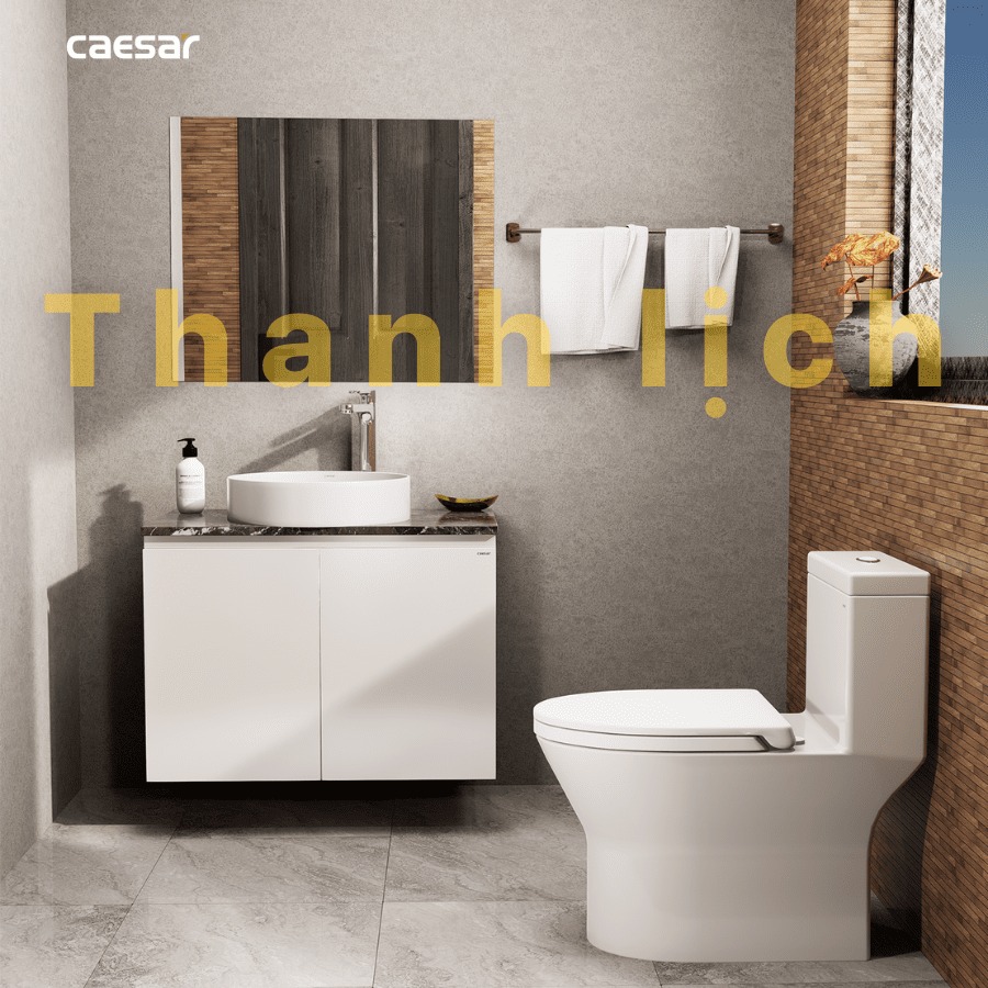 Chậu lavabo đặt bàn Caesar LF5258 - 25