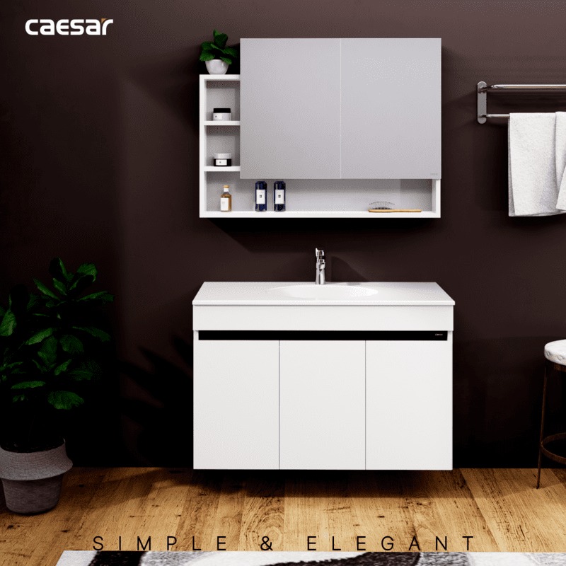 Bộ tủ lavabo Caesar LF5028+EH15028AV - 14