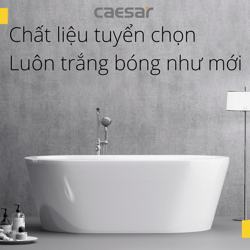 Bồn tắm đặt sàn 1m7 Caesar AT6270 - 7