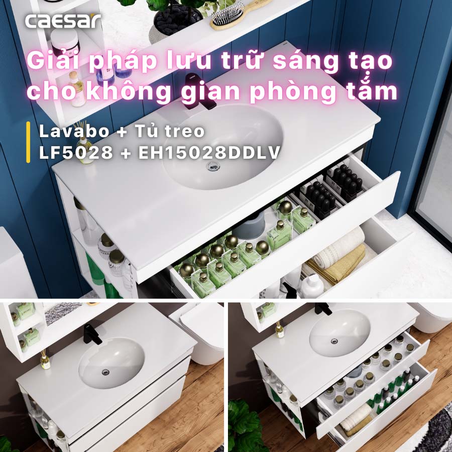 Tủ lavabo Caesar EH15028DDLV - 11