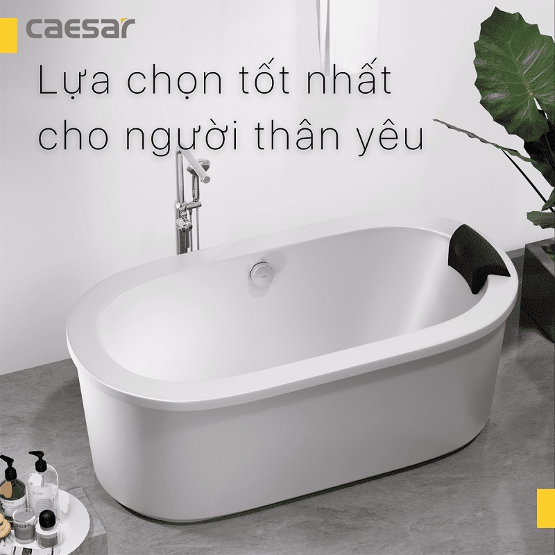Bồn tắm đặt sàn 1m7 Caesar AT6170 - 9