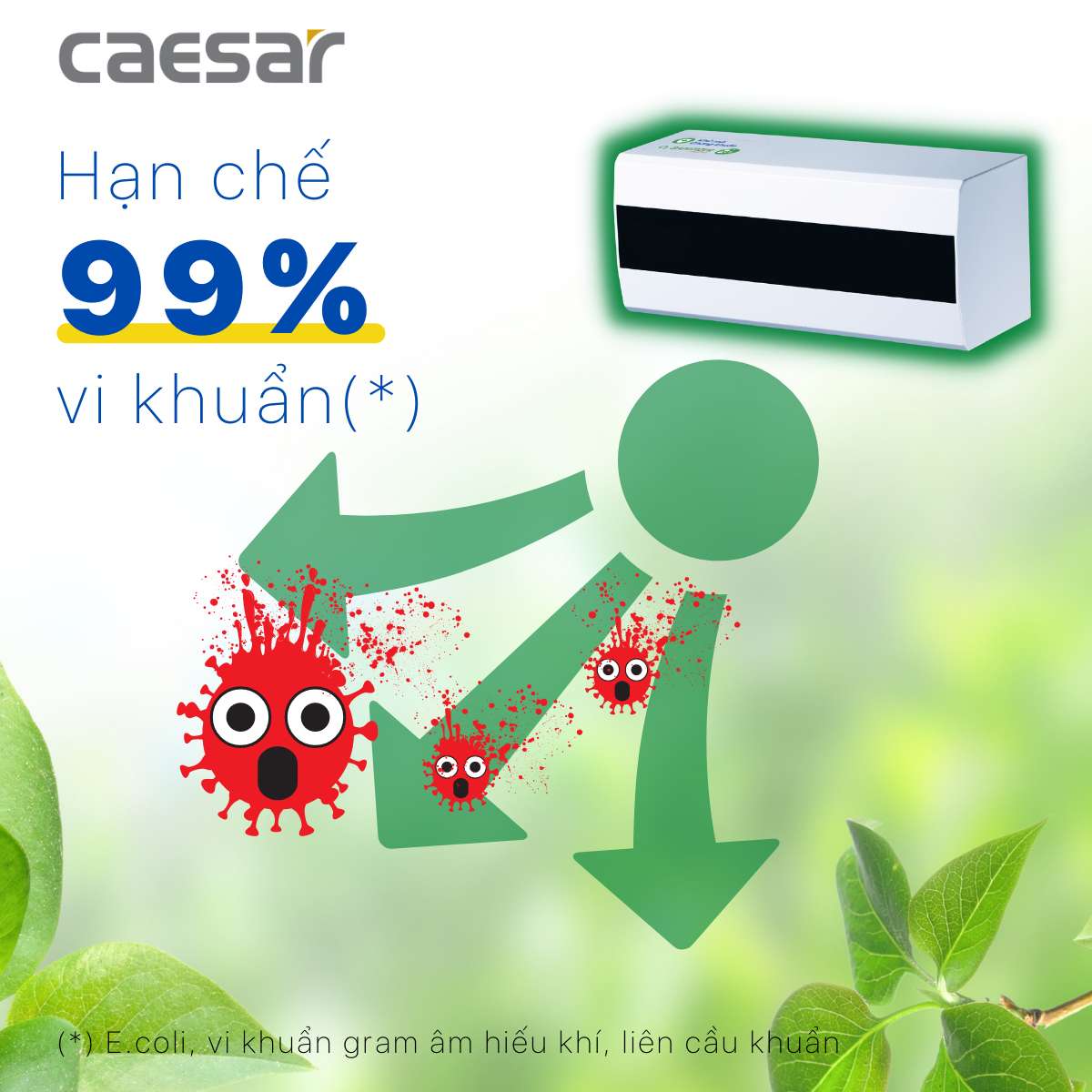 Van tiểu cảm ứng tạo ozon dùng điện Caesar A649OZ - 8