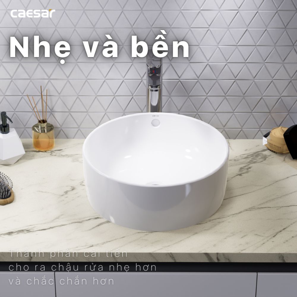 Chậu lavabo đặt bàn Caesar L5225 - 9