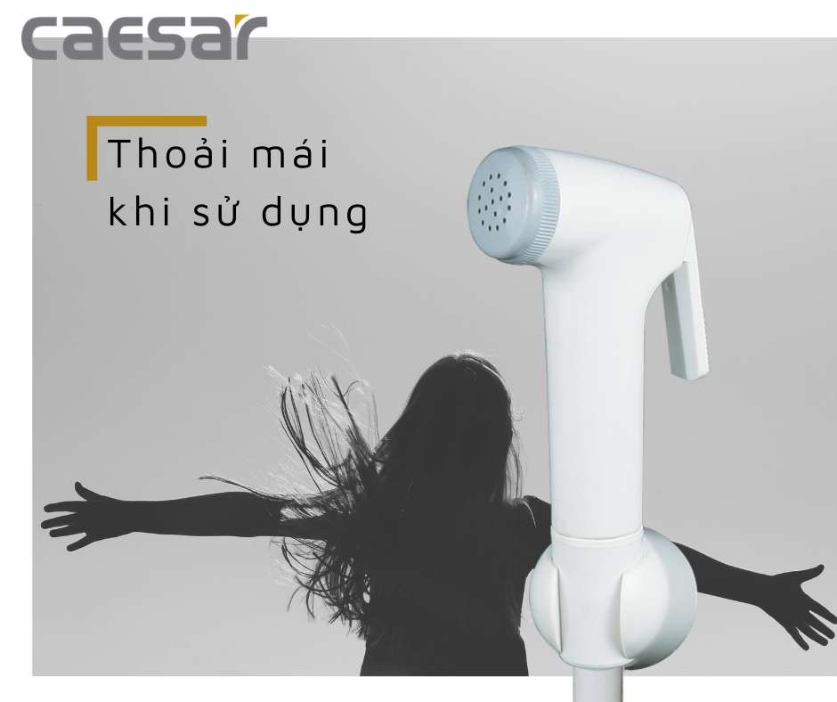 Vòi xịt vệ sinh Caesar BS304A - 12
