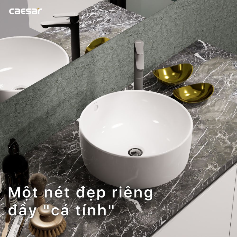 Chậu lavabo đặt bàn Caesar L5225 - 7