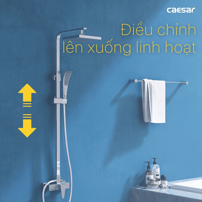 Bộ sen tắm cây nóng lạnh Caesar S648C - 16