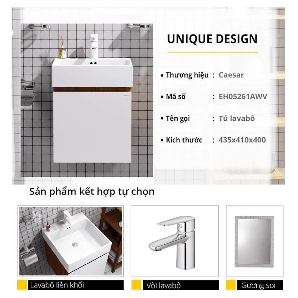 Tủ lavabo Caesar EH05261AWV - 10