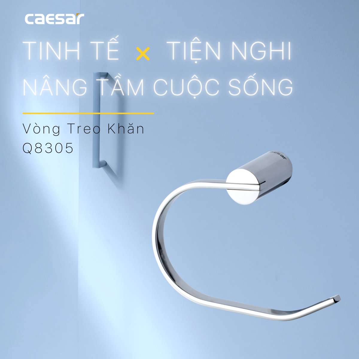 Vòng treo khăn Caesar Q8305 - 2