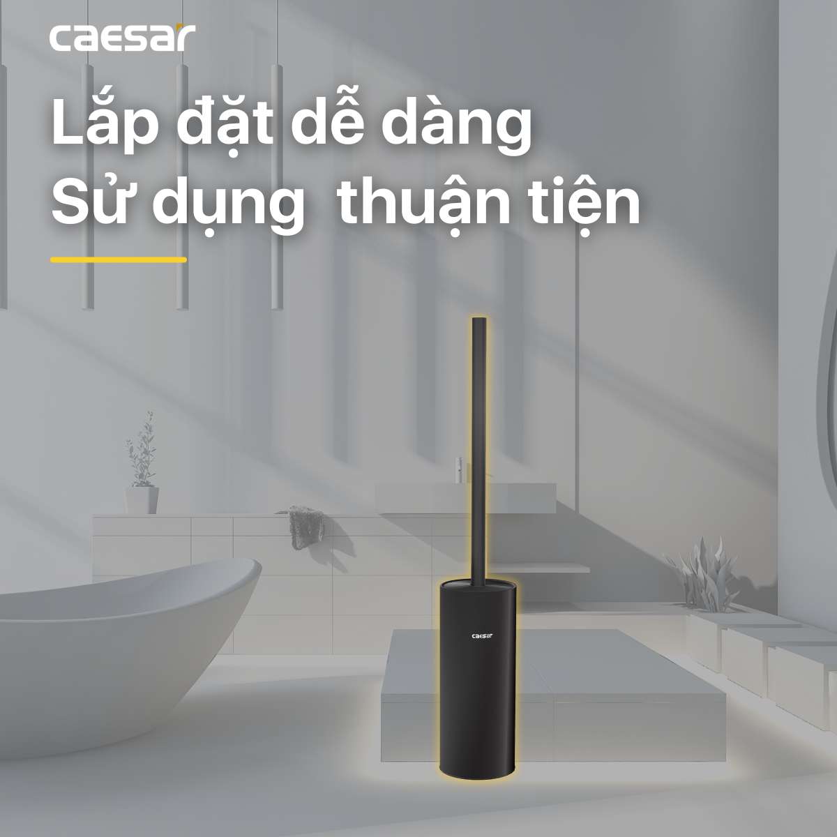 Cọ vệ sinh bồn cầu Caesar Q6308B - 12